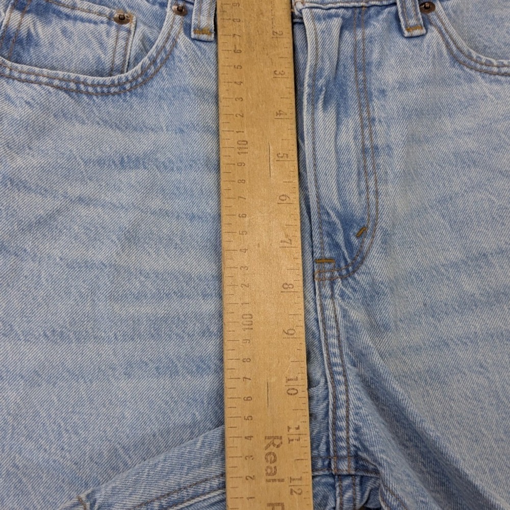 Abercrombie & Fitch The Loose Short Jorts 90s Minimalist High Rise Denim 26 New - Picture 7 of 10